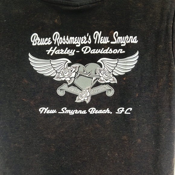Harley Davidson - Bald Eagle Motorcycle New Smyrna Beach Fl Harley T Shirt XS - Picture 12 of 12